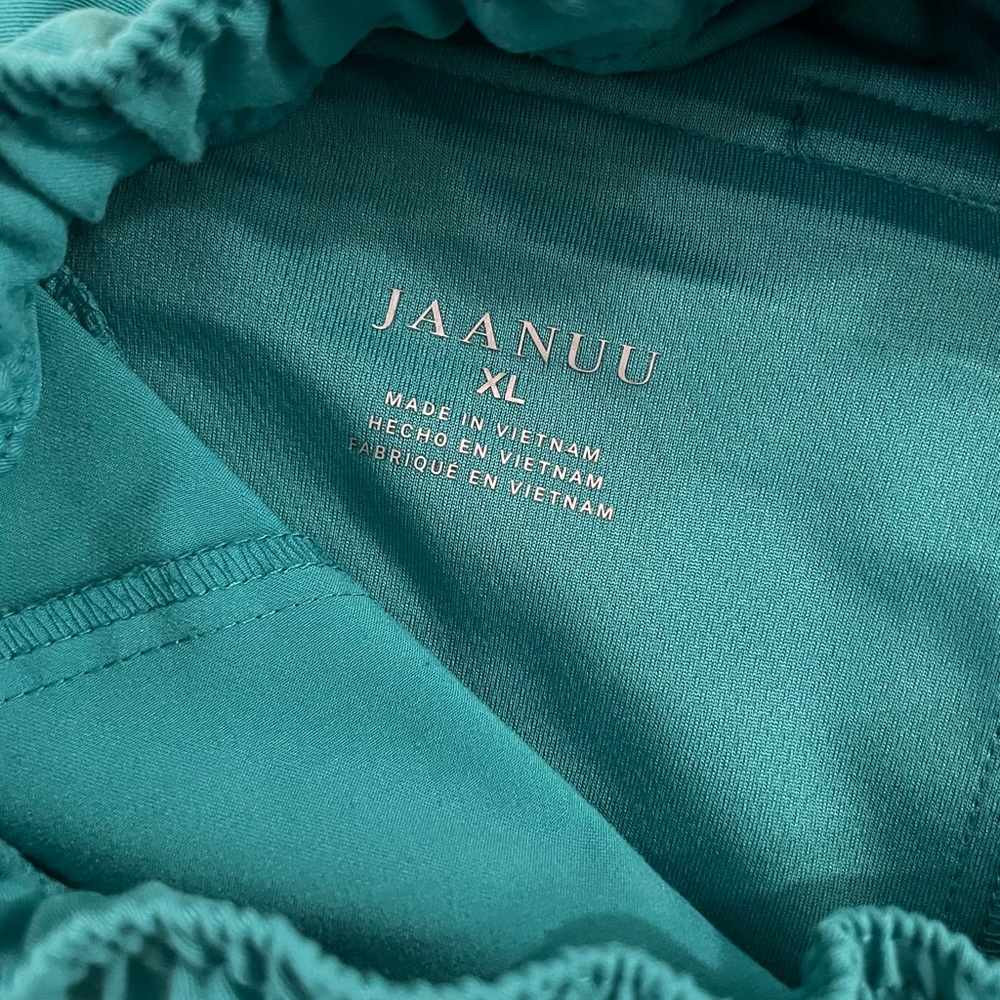 JAANUU surgical green scrub jogger pants